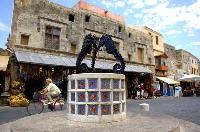 Views:48854 Title: Rhodes Old Town - Evreon Martiron square